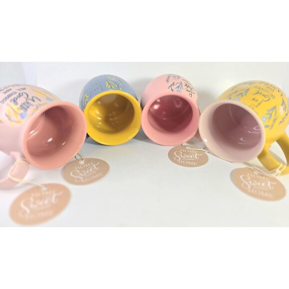 Bible Verse Mugs Set Of 4 capacity 16 oz, Ceramic Double-Sided print. Beautiful! - Picture 3 of 10